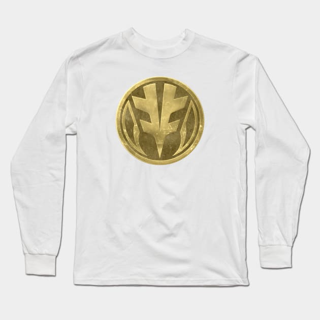 White Coin Long Sleeve T-Shirt by Sheriken